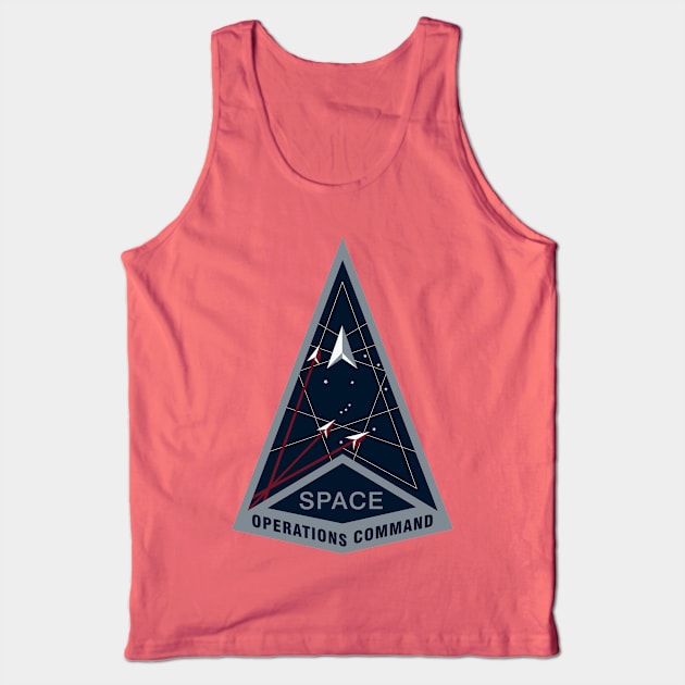 Space Operations Command Logo Tank Top by Spacestuffplus